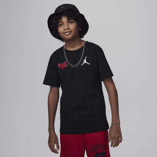 Nike Jordan Wavy Motion Big детские Jumpman футболка цвет черный