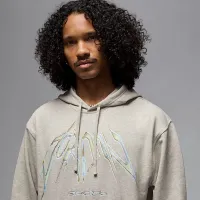 Nike Jordan Sport Crossover мужские Dri-FIT Pullover Fleece Толстовка с капюшоном цвет серый