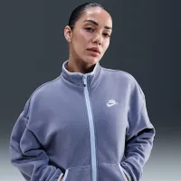 Nike Sportswear Club Fleece женская Loose Cozy Track Куртка синий