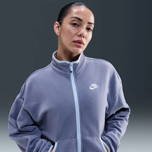Nike Sportswear Club Fleece женская Loose Cozy Track Куртка синий