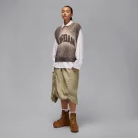 Nike Air Jordan 1 Brooklyn женская Boots цвет коричневый