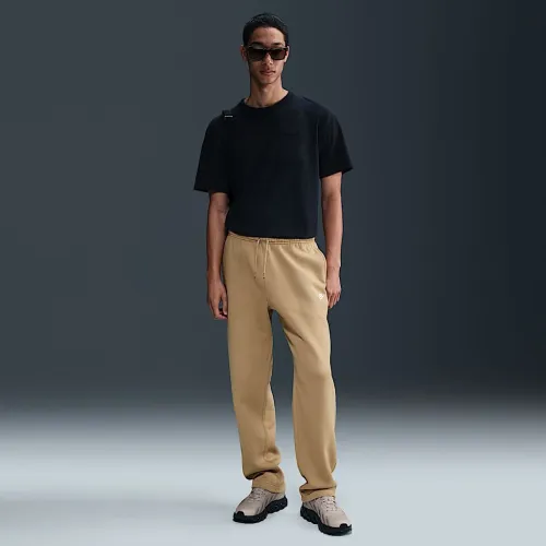 Nike Club чоловічі Open-Hem Fleece Pants колір коричневий