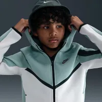 Nike Sportswear Tech Fleece Big дитячі Full-Zip Толстовка з капюшоном колір сірий