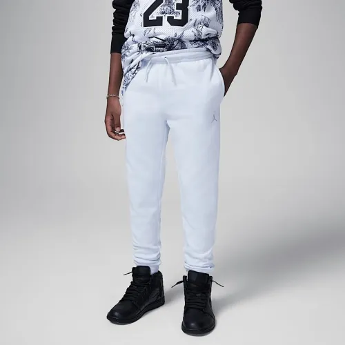 Nike Jordan MJ Brooklyn Fleece Essentials Big детские Pants цвет серый