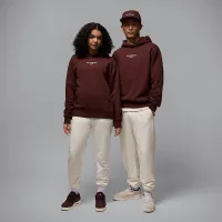 Nike Air Jordan Wordmark чоловічі Shanghai Fleece Pullover Толстовка з капюшоном колір коричневий