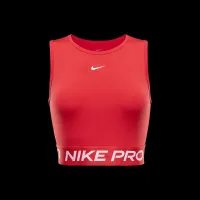 Nike Pro жіноча Dri-FIT Cropped Tank Top колір червоний