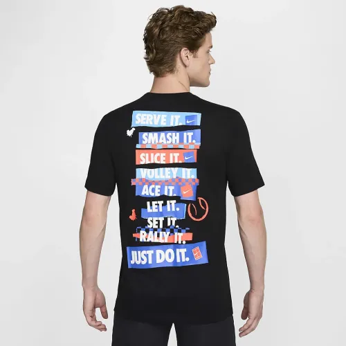 NikeCourt чоловічі Dri-FIT Tennis футболка колір чорний