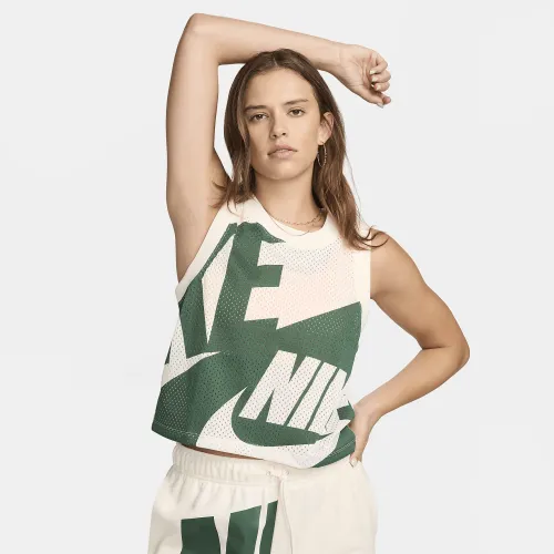 Nike Air женская Mesh Tank Top цвет коричневый