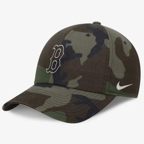 Boston цвет красный Sox Camo Club мужские Nike MLB Adjustable Hat цвет зеленый