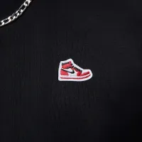 Nike Jordan Brand мужские Sneaker Patch футболка цвет черный