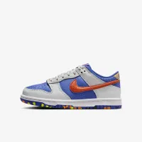 Nike Dunk Low Big детские Кроссовки цвет серый