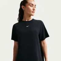 Nike One Relaxed жіноча Dri-FIT Short-Sleeve Top колір чорний
