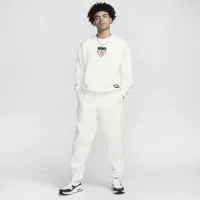 Team USA Solo Swoosh мужские Nike Crew-Neck свитшот цвет белый