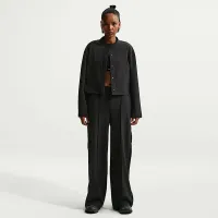 Nike 24.7 PerfectStretch женская Dri-FIT Loose-Fit Cropped Куртка цвет черный