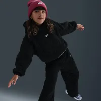 Nike Cozy Little детские Pullover Толстовка с капюшоном and Pants набор цвет черный