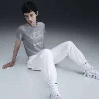 Nike Swoosh женская Cheer футболка цвет серый