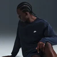 Nike Club чоловічі Fleece Crew блакитний