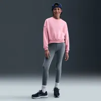 Nike Sportswear Club Fleece Girls' Boxy Crew-Neck свитшот Pink