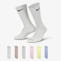 Nike Everyday Plus Cushioned тренувальні Crew шкарпетки (6 пар) різнокольорові