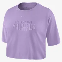 Golden State Valkyries женская Nike WNBA Cropped футболка цвет фиолетовый