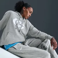 Caitlin Clark Nike баскетбольні Phoenix Fleece Pants колір сірий