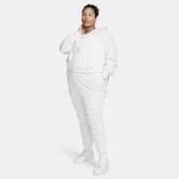 Nike Sportswear Chill Terry женская Slim С высокой Талией French Terry Sweatpants (большие размеры) цвет коричневый
