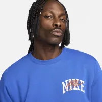 Nike Club Fleece чоловічі Long-Sleeve Crew-Neck світшот блакитний