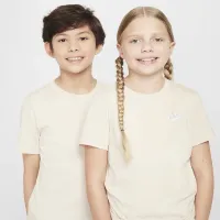 Nike Sportswear Big детские футболка цвет коричневый
