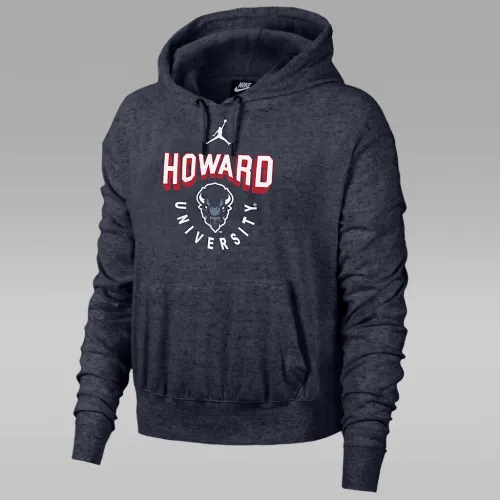 Nike Howard Gym Vintage женская Jordan College Толстовка с капюшоном синий