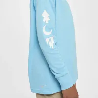Nike ACG Big детские Dri-FIT Long-Sleeve Waffle Top синий