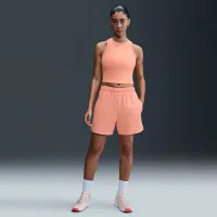 Nike One Fitted женская Dri-FIT Cropped Tank Top Orange