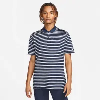 Nike Dri-FIT Victory мужские Striped для гольфа Polo синий