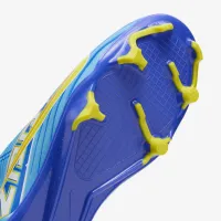 Nike Jr. Mercurial Zoom Vapor 15 Academy KM FG/MG Little/Big дитячі Low-Top футбольні бутси блакитний