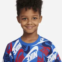 Nike Sportswear Little дитячі Futura Toss шорти комплект блакитний