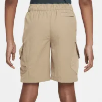 Nike Outdoor Play Big дитячі Woven Cargo шорти колір коричневий