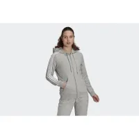 Кофта/футболка adidas Essentials French Terry 3-Stripes Full-Zip Толстовка з капюшоном GL0802 - Сіра