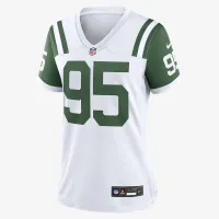 Quinnen Williams New York Jets женская Nike NFL Game Football Jersey цвет белый