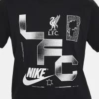 Liverpool FC Big дитячі Nike Soccer футболка колір чорний