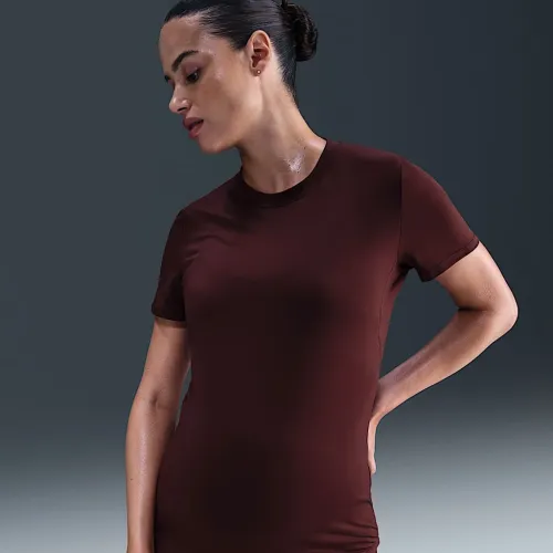 Nike (M) One жіноча Dri-FIT Slim-Fit Short-Sleeve Top (Maternity) колір червоний