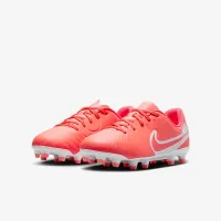 Nike Jr. Tiempo Legend 10 Academy Little/Big детские Multi-Ground Low-Top футбольные бутсы Pink