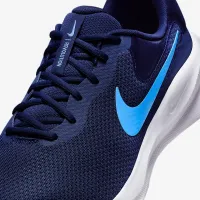 Nike Revolution 7 мужские Road Running Кроссовки (Extra Wide) синий