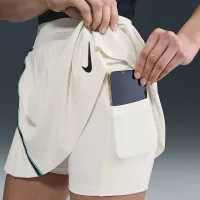NikeCourt Slam женская Dri-FIT Tennis юбка цвет коричневый