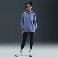 Nike Sportswear Club Fleece Big дитячі оверсайз Pullover Толстовка з капюшоном блакитний