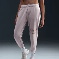 Nike Sportswear Club Fleece женская Mid-Rise Joggers цвет фиолетовый