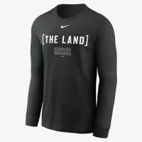 Cleveland Guardians Fashion мужские Nike MLB Long-Sleeve футболка цвет черный