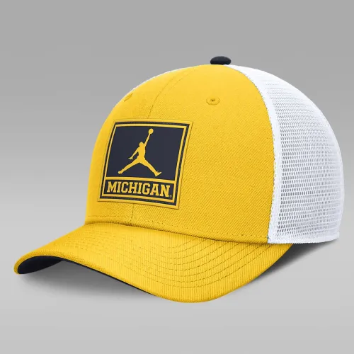 Michigan Wolverines On-Field Swoosh чоловічі Nike Dri-FIT College Trucker Adjustable Hat Yellow