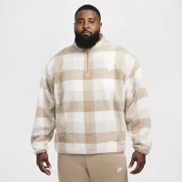 Nike Club чоловічі Winterized Half-Zip колір коричневий