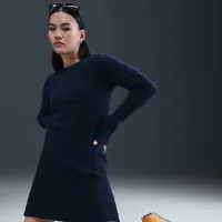 Nike Sportswear Phoenix Cozy Букле жіноча Slim Knit Костюм блакитний