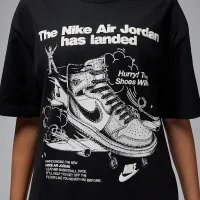 Nike Jordan жіноча оверсайз Graphic футболка колір чорний