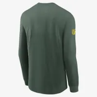 цвет зеленый Bay Packers Sideline Team Issue мужские Nike Dri-FIT NFL Long-Sleeve футболка цвет зеленый